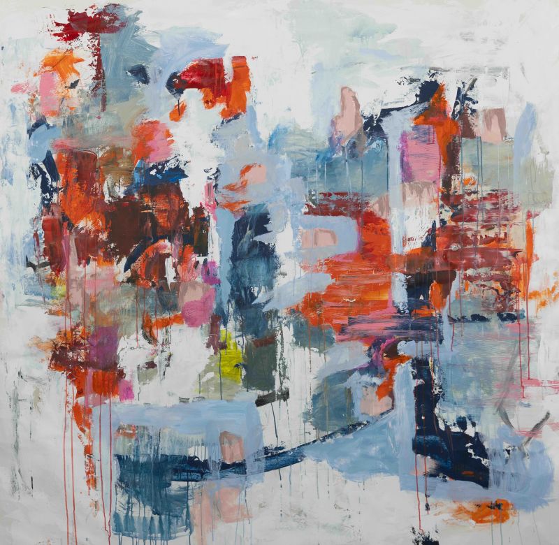 Crimson - a Paintings by Donna Isham